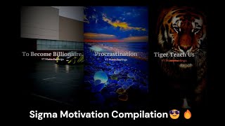 Sigma Motivation Compilation😎🔥| Billionaire Attitude Status💰#sigmarule  #attitude_whatsapp_status