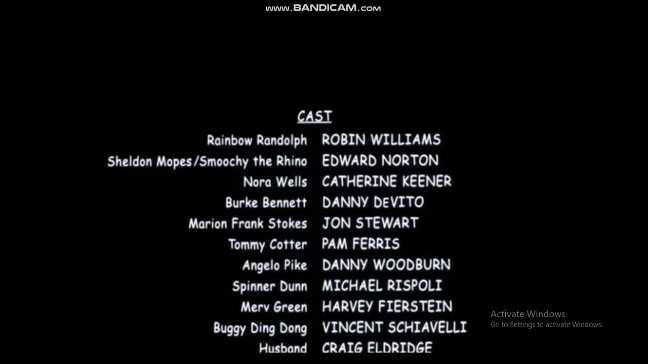 Death Of Smoochy 2002 End Credits Russian/MALE