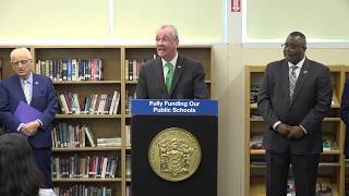 Governor Holds Press Conference to Highlight Increase in School Funding in Proposed Budget