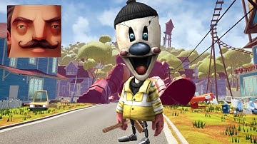 Hello Neighbor - New Neighbor Ice Scream 4 Big Mini Rod Janitor Act 2 Gameplay Walkthrough