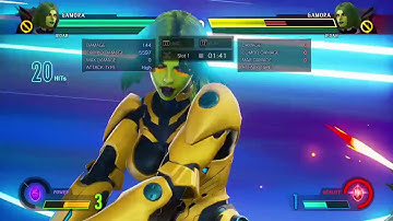 MvCI - Gamora overhead infinity surge combo (power stone 50%)