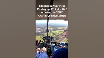 VFR vigilance to see and avoid includes ATIS and Departing the Pattern Coms #commercialpilot #r44