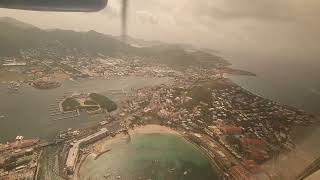 Winair DHT WM303 St. Maarten to St. Kitts