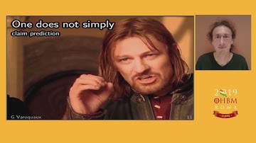 OHBM 2019 | Symposium | Extracting Functional - Connectome Biomarkers with Machine Learning