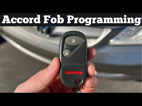 1997 - 2002 Honda Accord Remote Key Fob Programming - How To Program Honda Accord Remote Fob Pairing