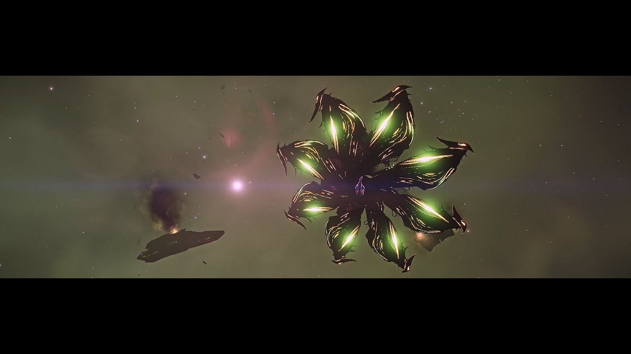 Elite Dangerous. Krait MK II vs Thargoid Cyclops. Как я убиваю Таргоида, циклопа.