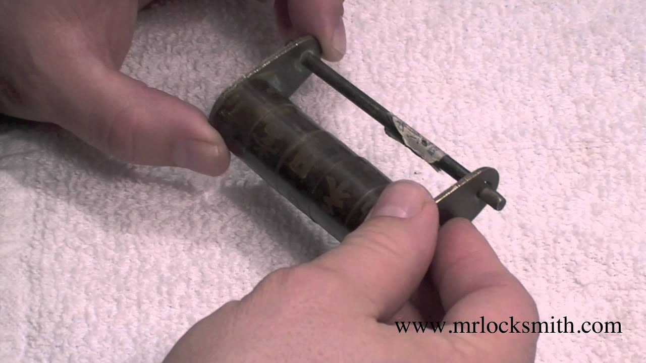 Antique Chinese Password Padlock Mr. Locksmith Video YouTube