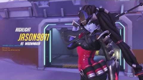 INSANE flying Reinhardt headshot (triple kill in highlight)