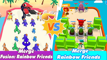 Merge Monster Rainbow Friends vs Merge Fusion Rainbow Friends Android Gameplay New Update Part 1
