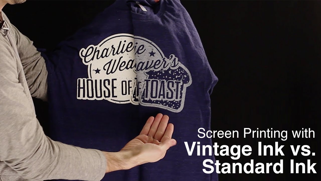 Coed Monkey Vintage Ink and Standard Ink Screen Printing Process