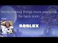 Before vs now... (Roblox Shutdown)