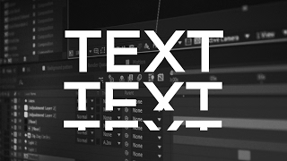 After Effects Tutorial | Quick Text Reveal @ErvinGolubovi%C4%87