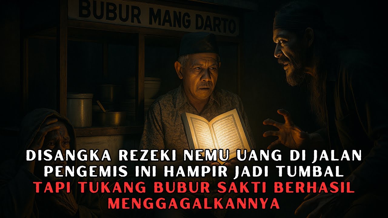 DISANGKA REZEKI, TERNYATA JERAT MAUT! TUKANG BUBUR SAKTI SELAMATKAN PENGEMIS DARI TUMBAL PESUGIHAN!