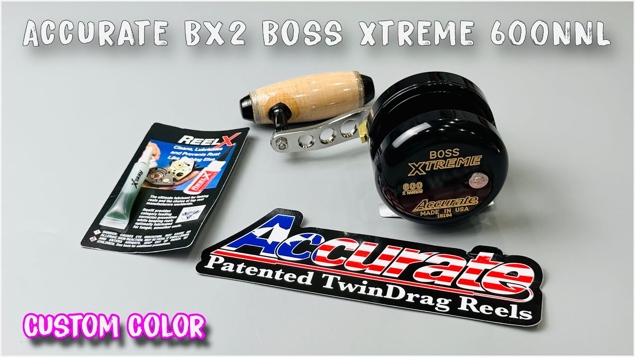 Accurate BX2 Boss Xtreme 600nnl , máy câu jigging hạng nặng 2 tốc