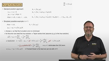 Lecture 8-10 | Runge-Kutta Methods| Advanced Mathematical Methods for Engineers
