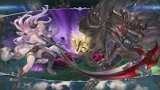 GBVS Rising High Level Hursix (Narmaya) VS Debagame (Vaseraga)