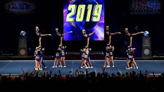 The California All Stars  Camarillo  Smoed [2019 L5 Senior Small Coed Semis] Cheerleading Worlds
