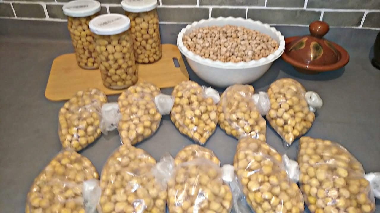 #تحضيرات_رمضان_2025❤️طريقة الاحتفاظ بالحمص بطريقتين للمبتدئات لتوفير الوقت والمجهود👍🤗