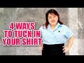 Plus Size Fashion - 4 Creative Ways to TUCK IN Your Shirt