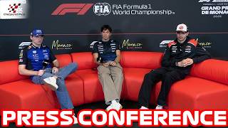 F1 Drivers Pre Race Press Conference Monaco Grand Prix 2026 | Verstappen, Albon, Ocon