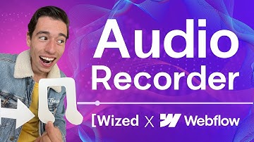 Custom Audio Recorder in Webflow with Wized (Works with Xano!)