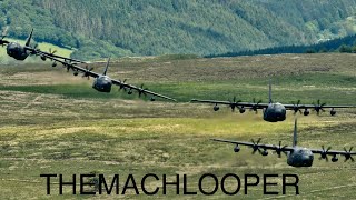 MACH LOOP FOUR SHIP LOW LEVEL USAF HERCULES