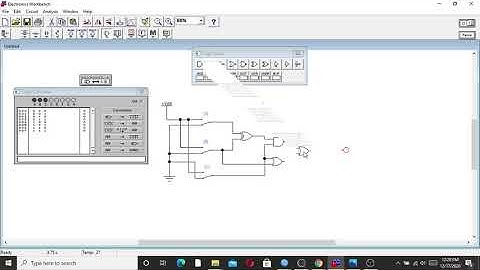 Basic Logic Gates in Electronic Workbench 2/2