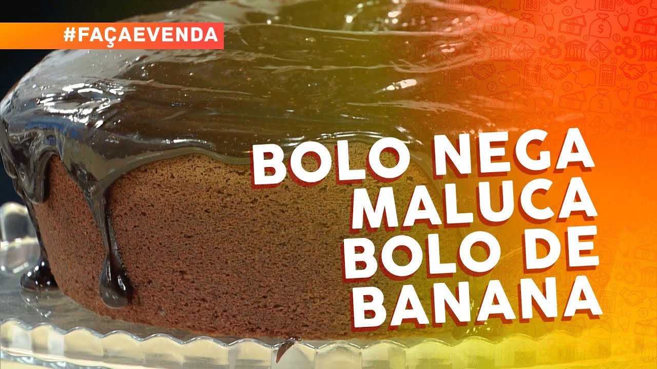 Minicurso de bolos de cafeteria: bolo nega maluca e bolo de banana