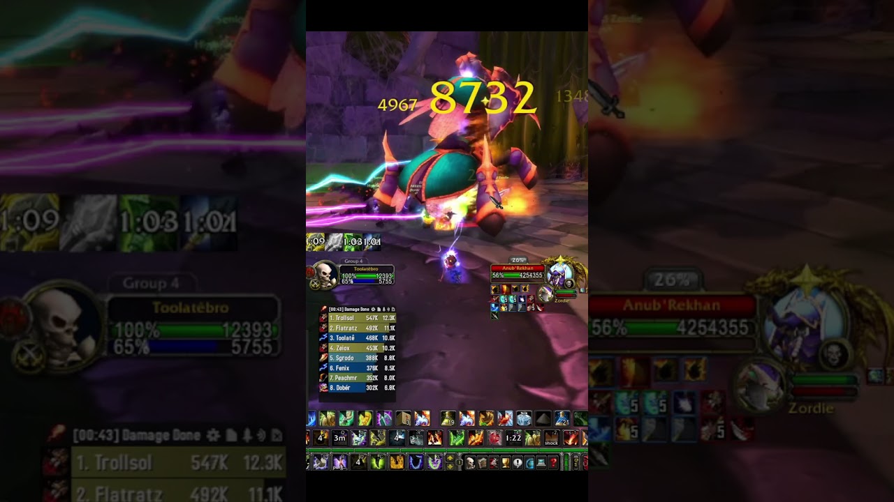 SoD Naxx Crit Combo Ele Shaman WoW Classic 