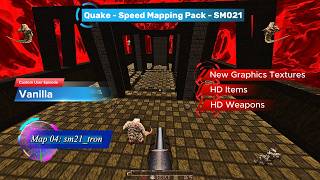 Quake - [Speed Mapping Pack - SM021] - Map: #04 - sm21_tron - [4K60ᶠᵖˢ]