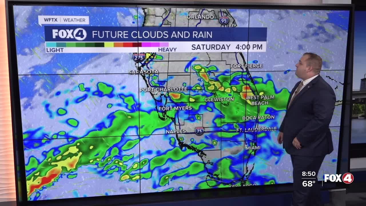 FORECAST: Rain chances increasing for the weekend - YouTube