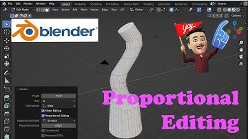 Blender Lesson 4 part 1 -  Proportional Editing