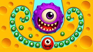 Hungry Balls Best Levels | Pro Tricks vs Funny Fails & Android / iOS Walkthrough Gameplay screenshot 5