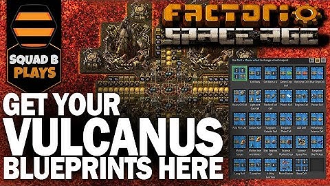 Get Your Vulcanus Cellular Blueprints Book Here for Factorio Space Age