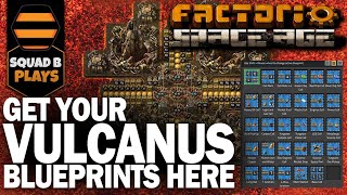 Get Your Vulcanus Cellular Blueprint Book Here – Factorio Space Age Megabase Tools