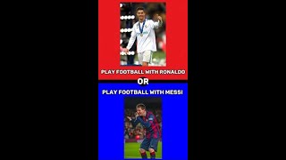 What would you rather? Football Quiz  Messi or CR 7 #shorts #sports #football #quiz #wouldyourather