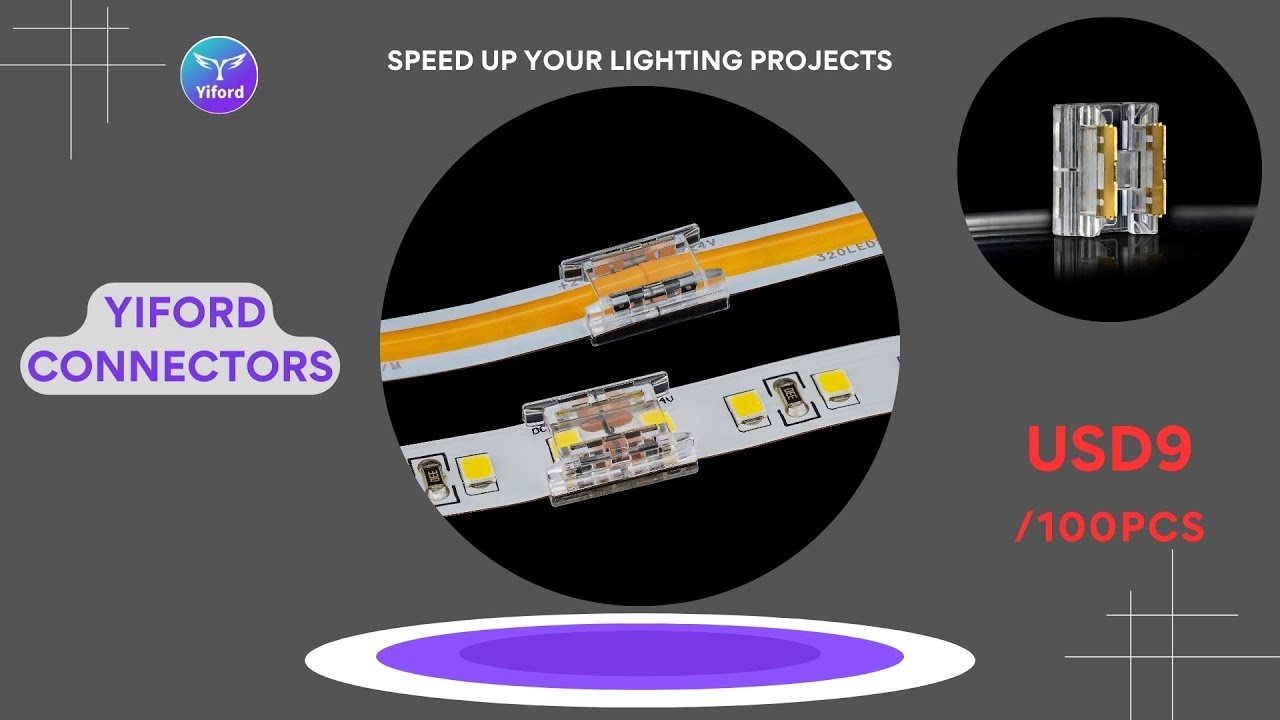 LED Connector for led strip lights - Yiford