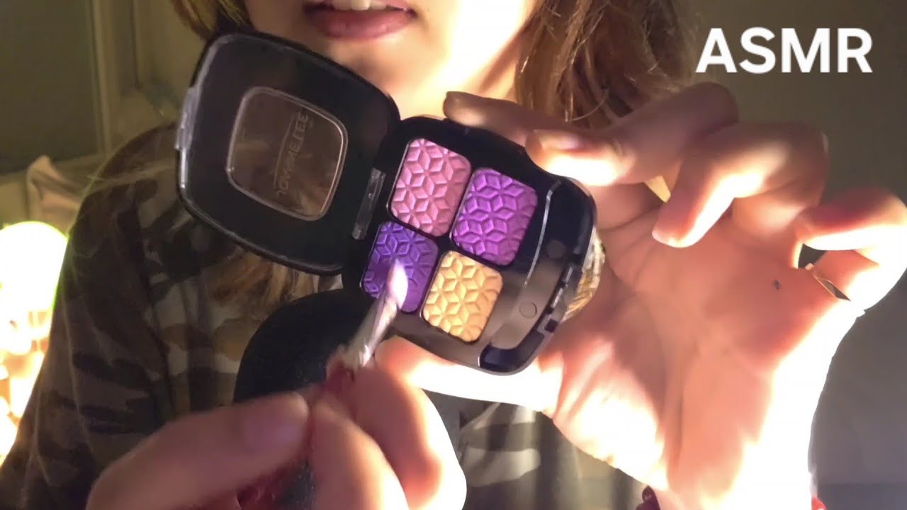 ASMR  4 miute Doing your fake Make up 4분만에 화장해드릴게요 근데 이제 장난감을 곁들인...