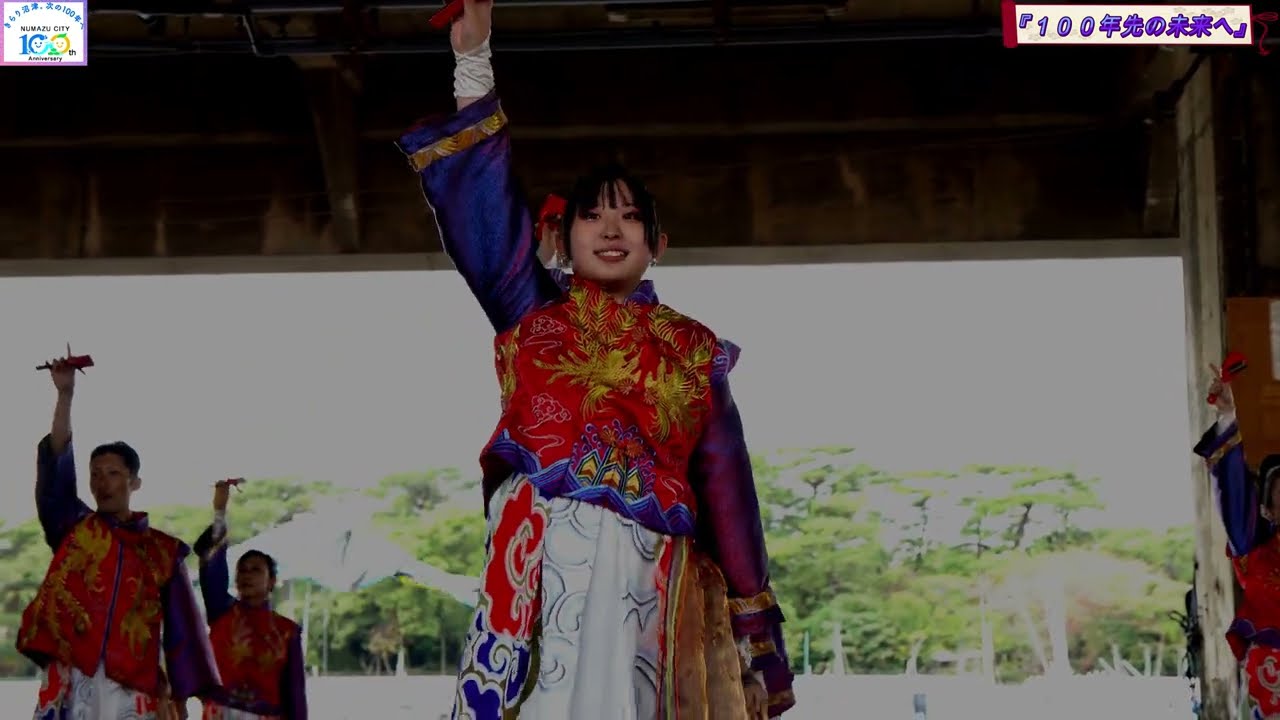 よさこい東海道 沼津祭り２０２３【４K】 IN 沼津港 第一市場演舞場（固定）～沼津市制１００周年～