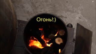 💡 Ракетная печь Rocket Stove для гаража.