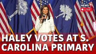 Voting Is Underway in South Carolina for the G.O.P. Primary | Trump Vs Haley Face Off | News18 Live