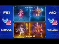 MD vs Tengu - Mech Arena - Dance Battle - Fei vs Nova