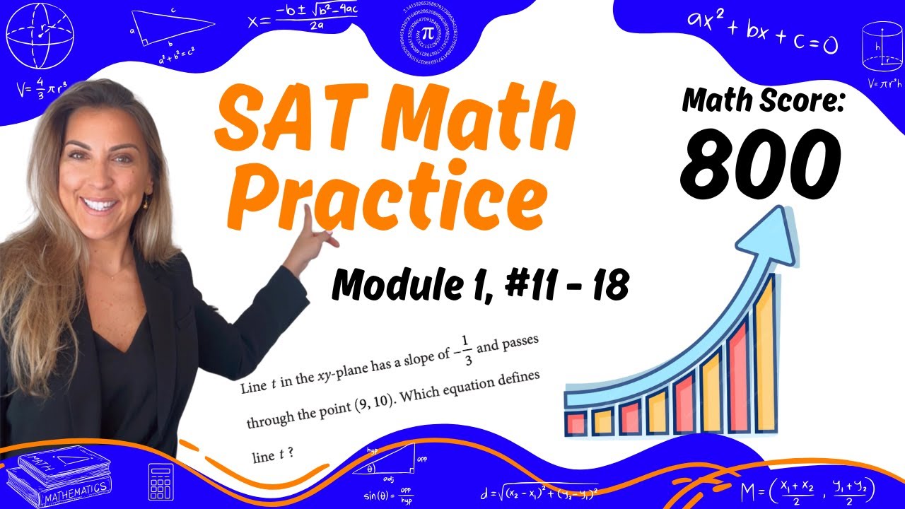 Digital SAT Math Practice, Step by Step Explanations of Module 1 ...