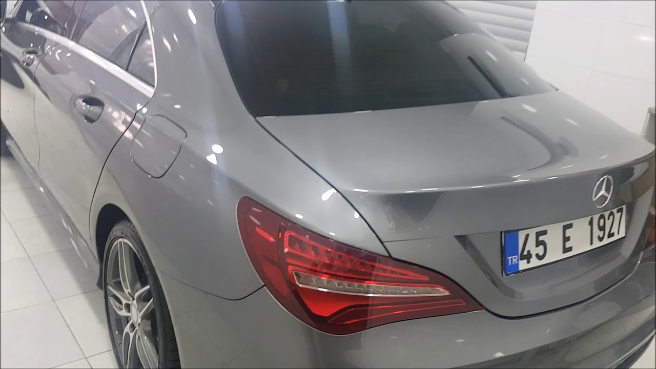 Mercedes CLA 180 Seramik Kaplama, Kaput Koruma, 3M Cam Filmi Uygulamamız