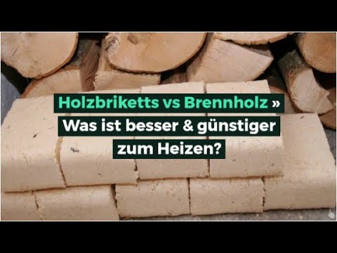 Video: Eurowood Oder Normales Brennholz: Was Ist Besser?