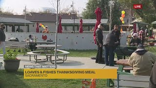 Loaves and Fishes hosts unhoused community members at annual Thanksgiving meal event
