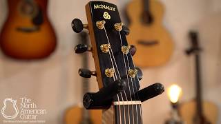 Mcnally Parlour Acoustic Guitar In Cocobolo Master Grade Cedar