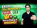 90% People Get Excel Cell References Wrong! | Relative, Absolute & Mixed (Hindi)
