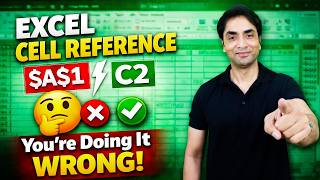 90% People Get Excel Cell References Wrong! | Relative, Absolute & Mixed (Hindi)
