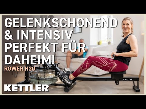 Kettler Rower H2O – Realistisches Wasser Rudertraining für Zuhause